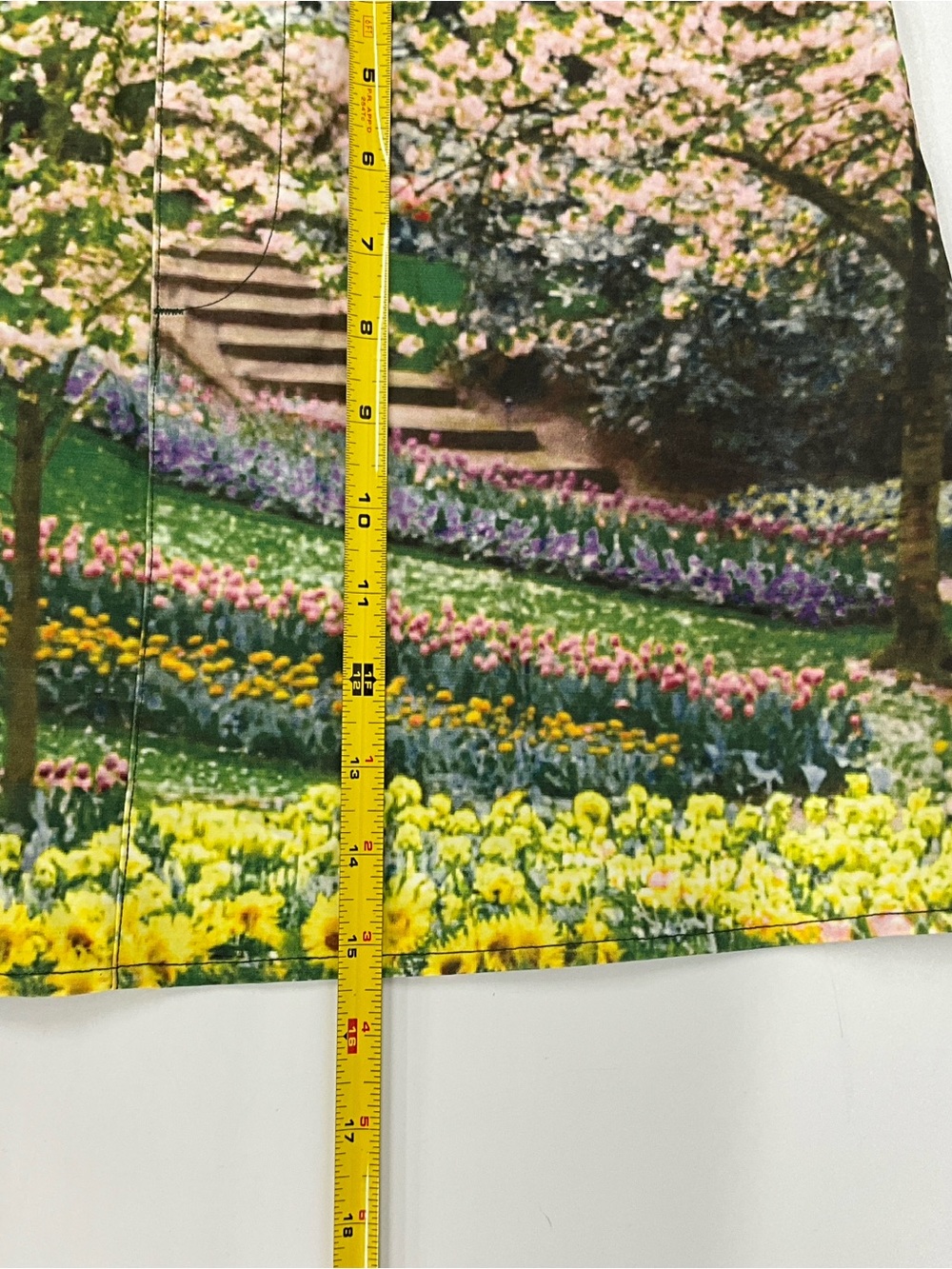 NWT Tyler McGillivary Park Mini Skirt Garden Landscape Graphic Floral Print - Picture 13 of 13
